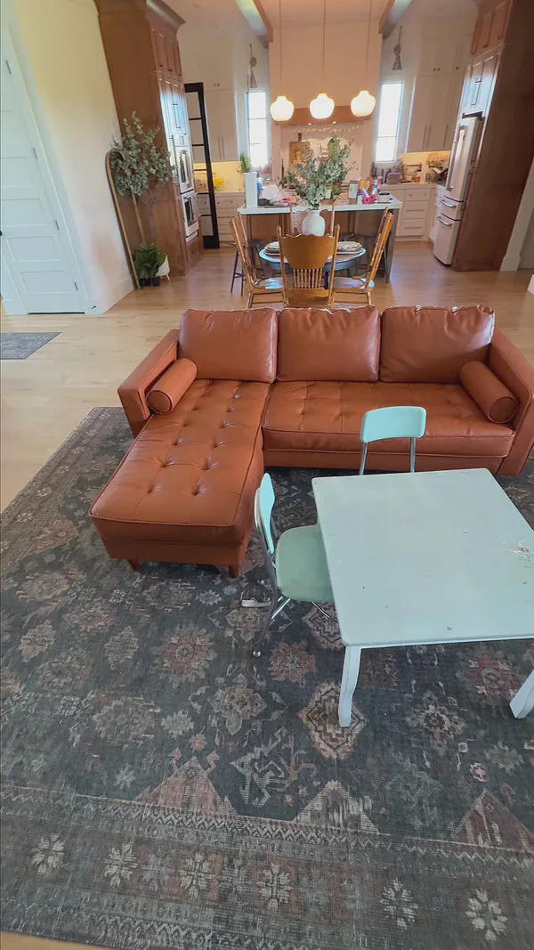 Modular sofa in customer home 6