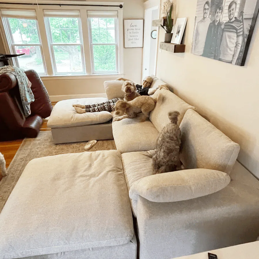 Margaret Q.'s modular sofa