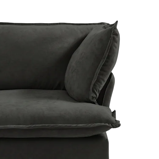 Black sofa add-on