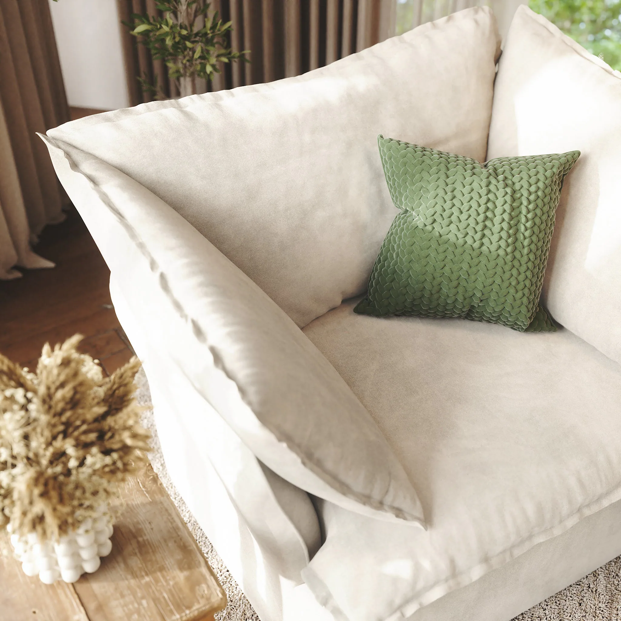 CloudComfort™ Modular Washable Luxe Sofa - Slipcovers Only view 3