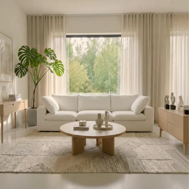 CloudComfort™ Modular Washable Classic Sofa - 3 Seater