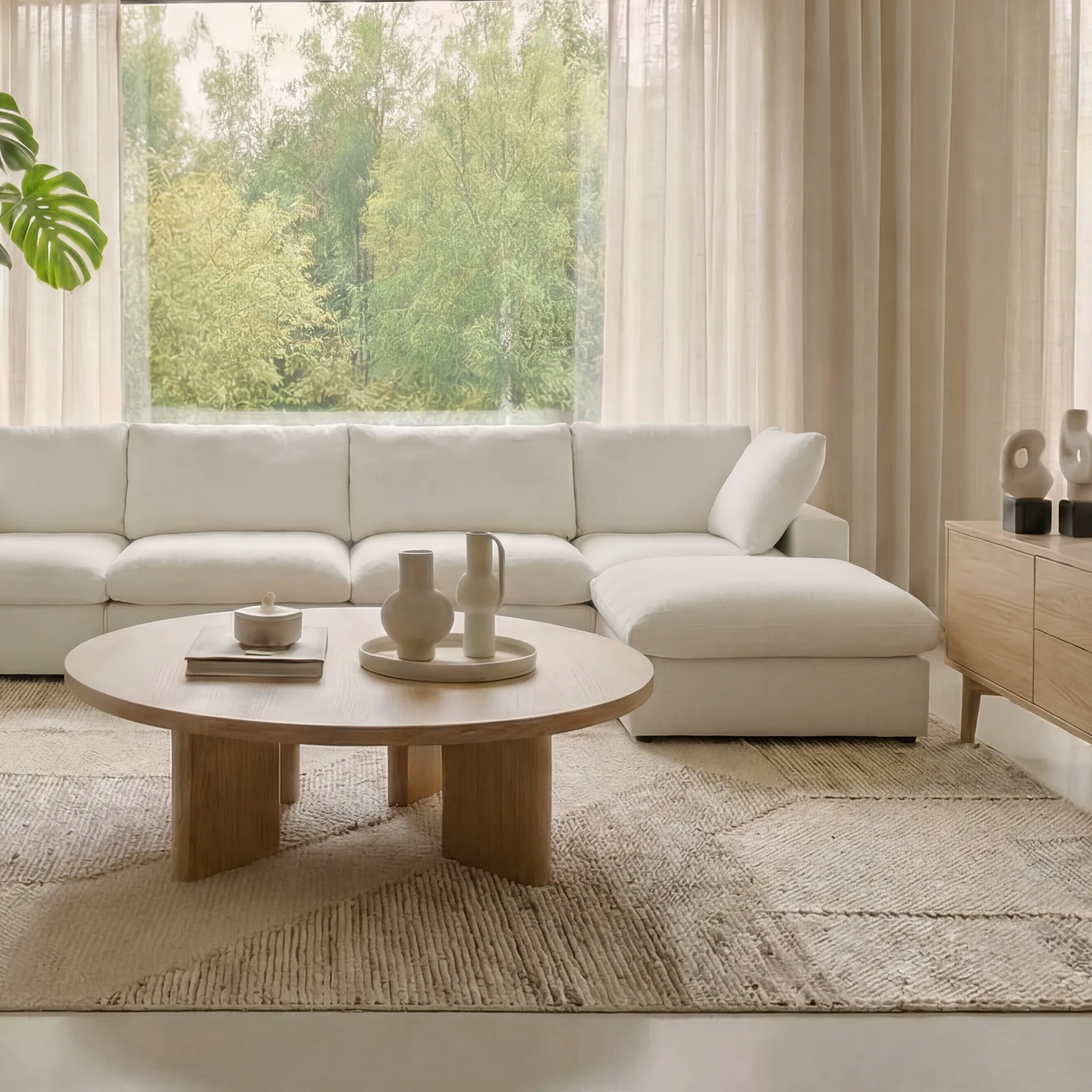 CloudComfort™ Modular Washable Classic Sofa - 4 Seater Chaise view 5