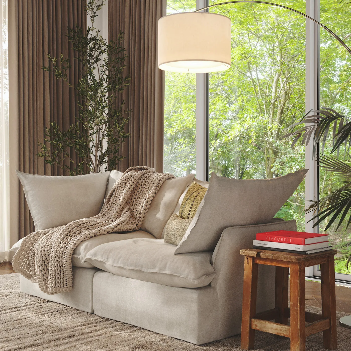 CloudComfort™ Modular Washable Luxe Sofa - 2 Seater Sofa view 7