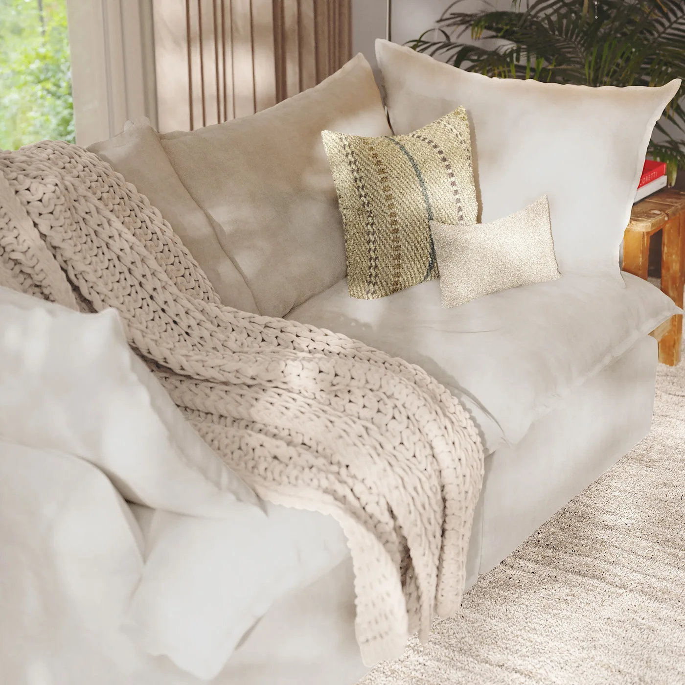 CloudComfort™ Modular Washable Luxe Sofa - 2 Seater Sofa view 8