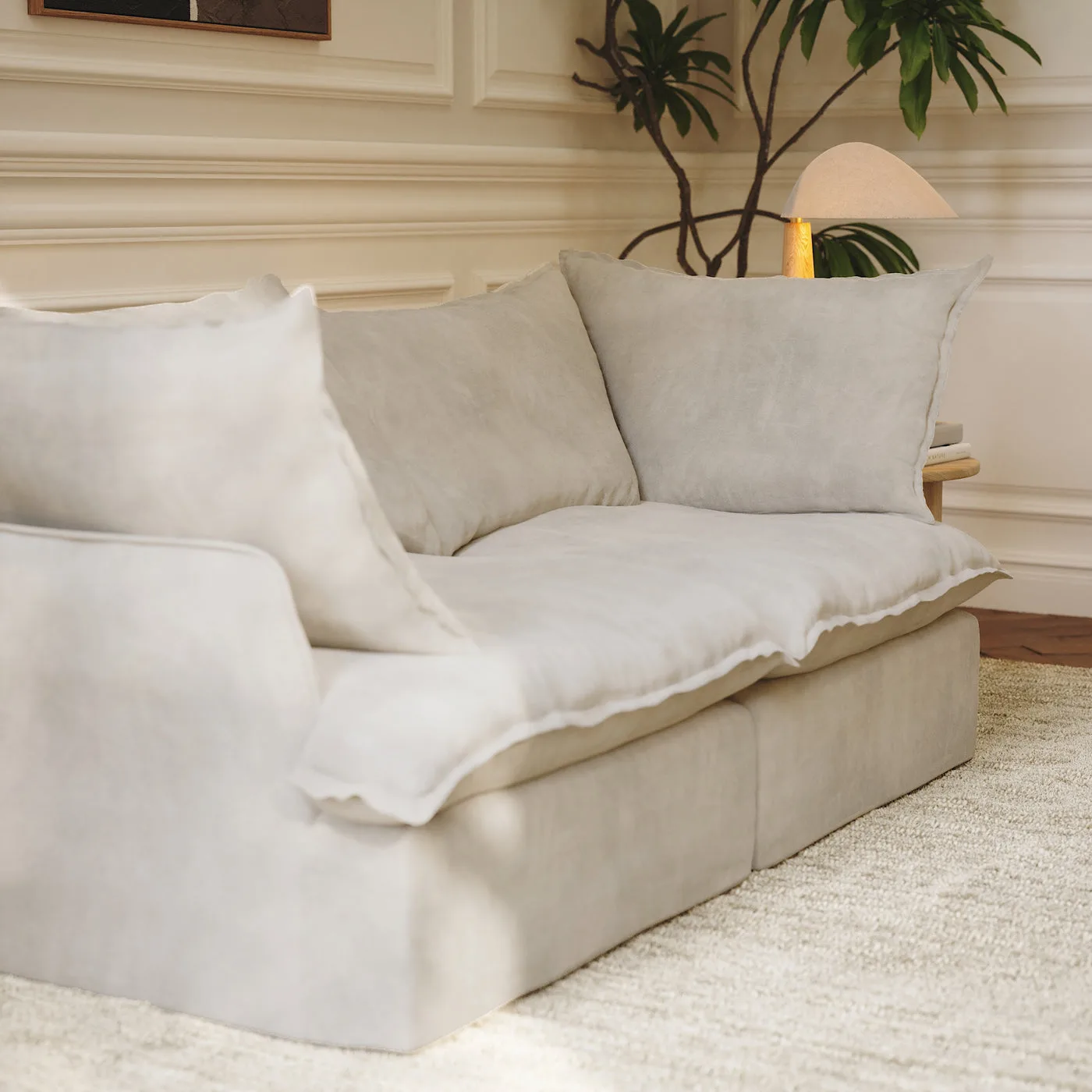 CloudComfort™ Modular Washable Luxe Sofa - 2 Seater Sofa view 9