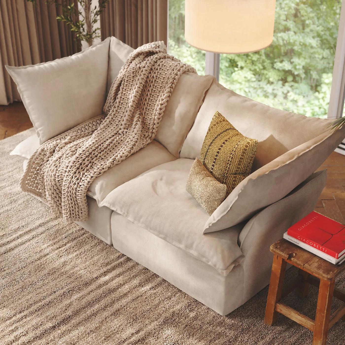 CloudComfort™ Modular Washable Luxe Sofa - 2 Seater Sofa view 11