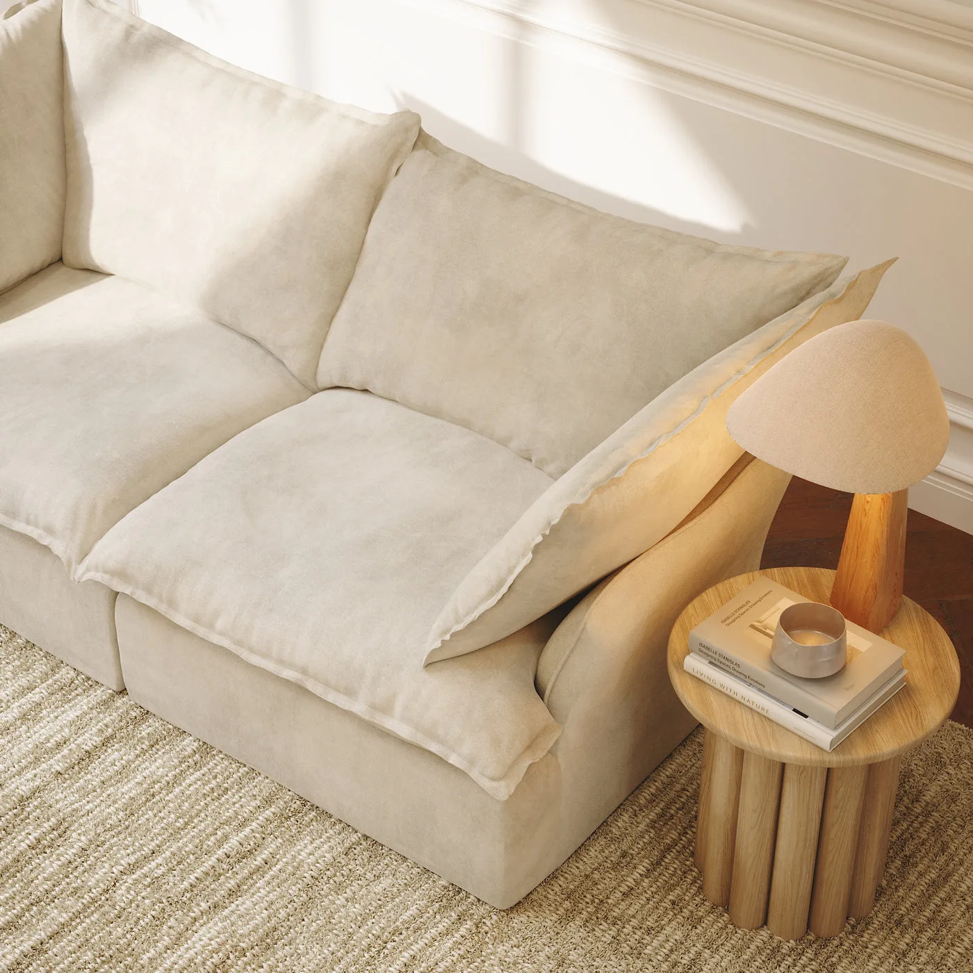 CloudComfort™ Modular Washable Luxe Sofa - 2 Seater Sofa view 14