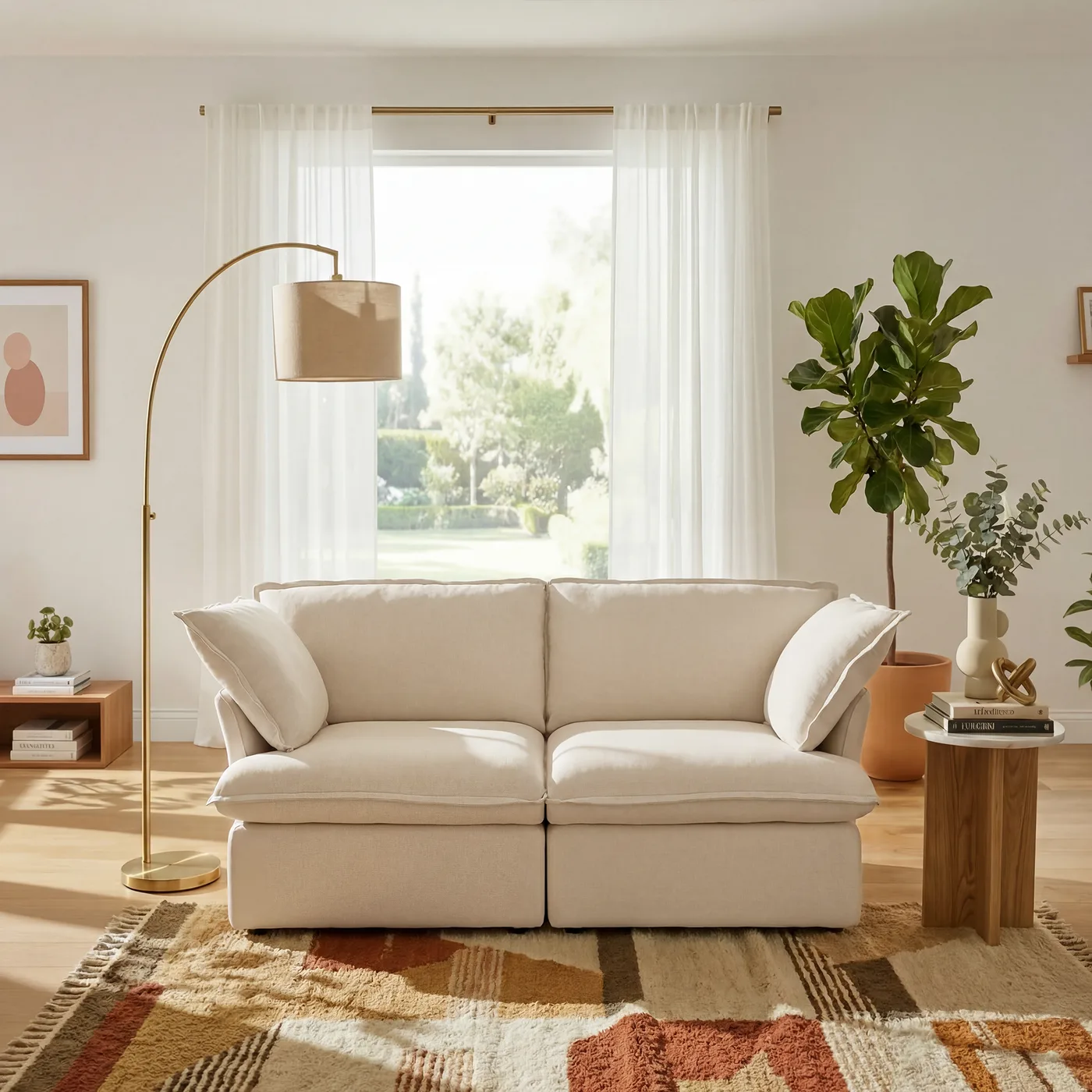 CloudComfort™ Modular Washable Luxe Sofa - 2 Seater Sofa view 15