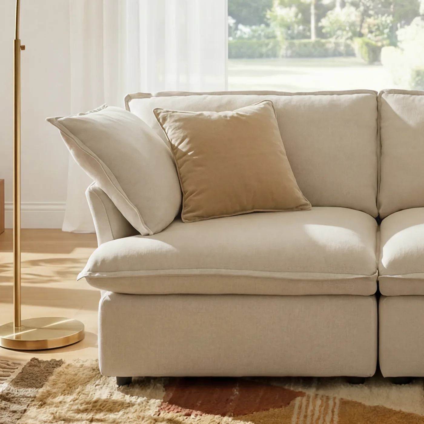 CloudComfort™ Modular Washable Luxe Sofa - 2 Seater Sofa view 16