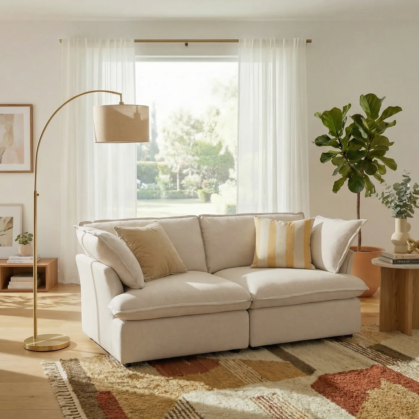 CloudComfort™ Modular Washable Luxe Sofa - 2 Seater Sofa view 19