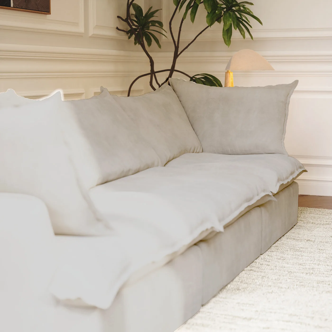 CloudComfort™ Modular Washable Luxe Sofa - 3 Seater Sofa view 8