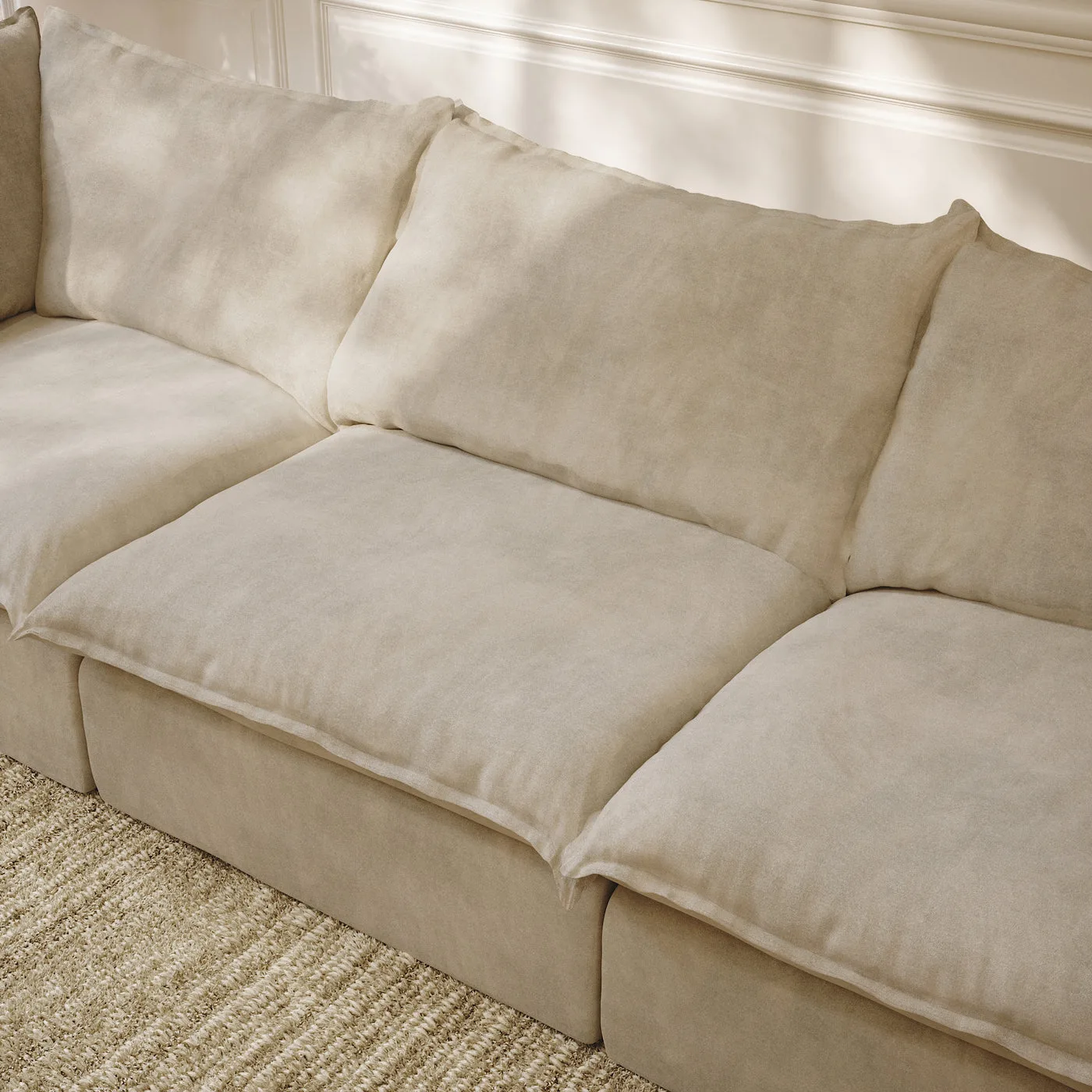 CloudComfort™ Modular Washable Luxe Sofa - 3 Seater Sofa view 9