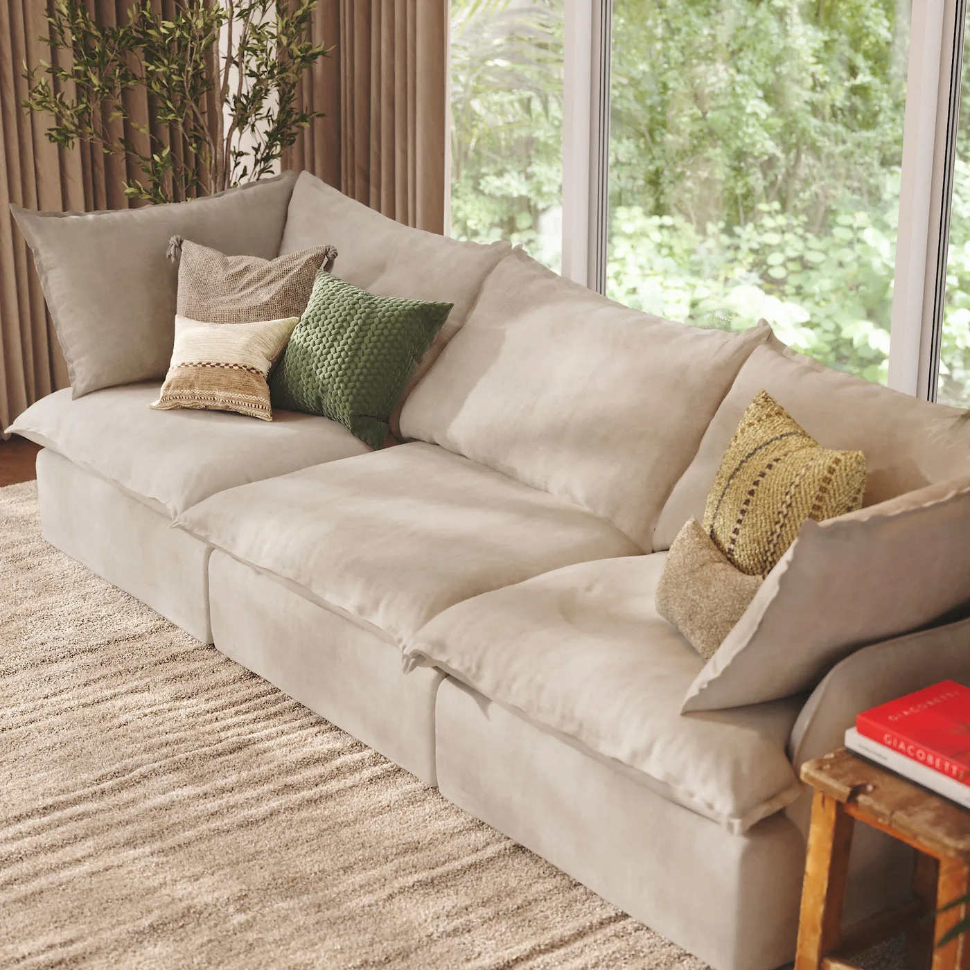 CloudComfort™ Modular Washable Luxe Sofa - 3 Seater Sofa view 13