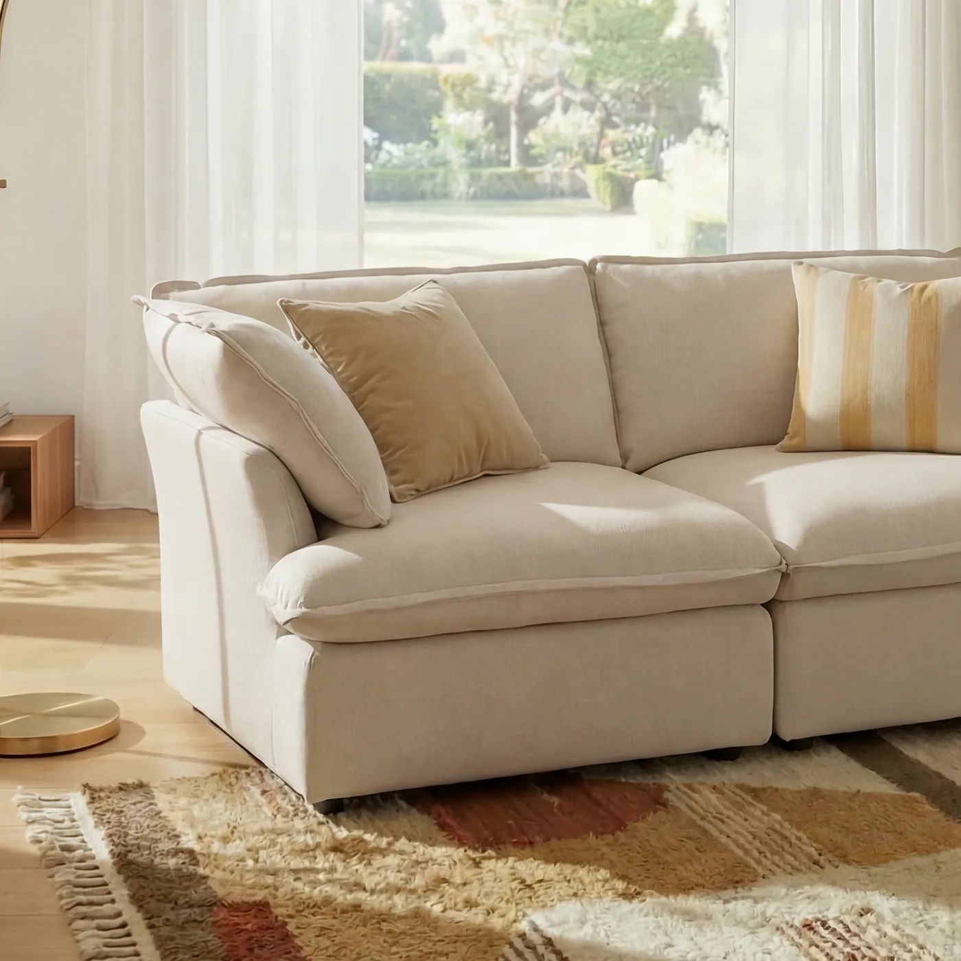 CloudComfort™ Modular Washable Luxe Sofa - 3 Seater Sofa view 17