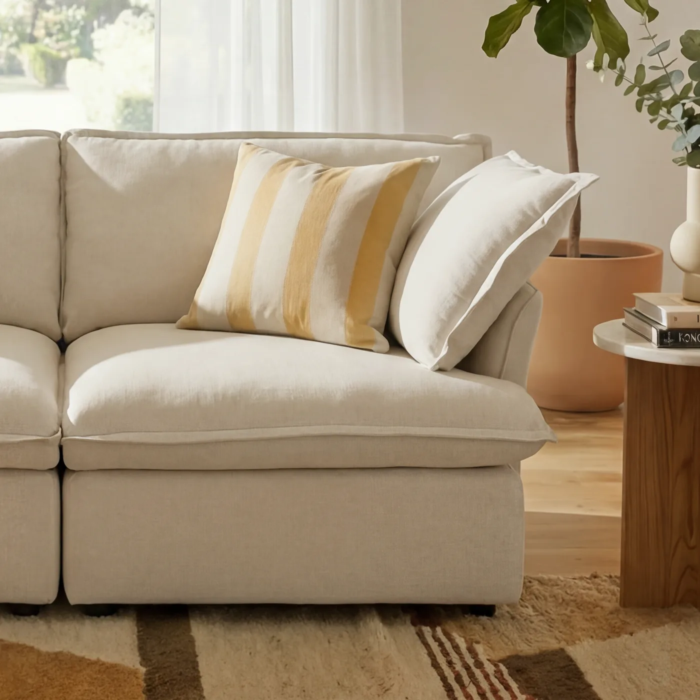 CloudComfort™ Modular Washable Luxe Sofa - 3 Seater Sofa view 19
