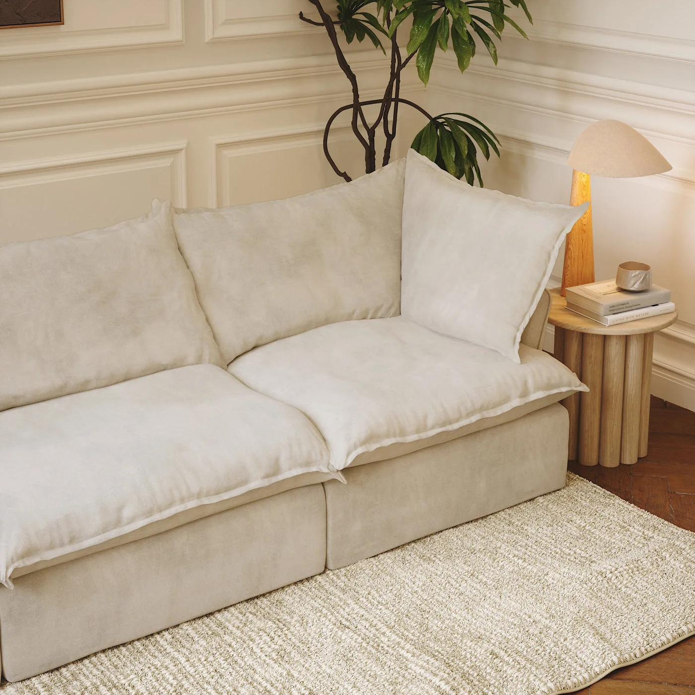 CloudComfort™ Modular Washable Luxe Sofa - 4 Seater view 7