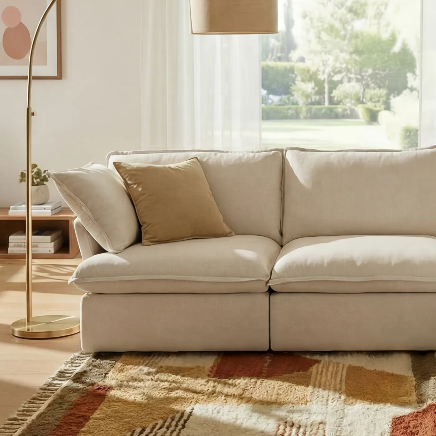 CloudComfort™ Modular Washable Luxe Sofa - 4 Seater view 19