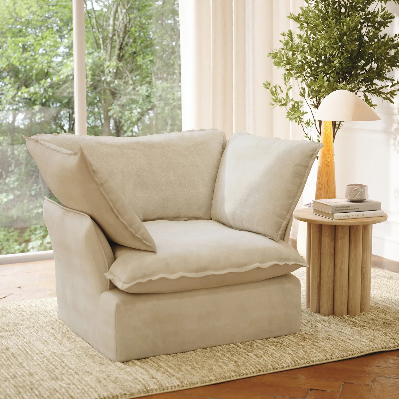 CloudComfort™ Modular Washable Luxe Sofa - Armchair view 5