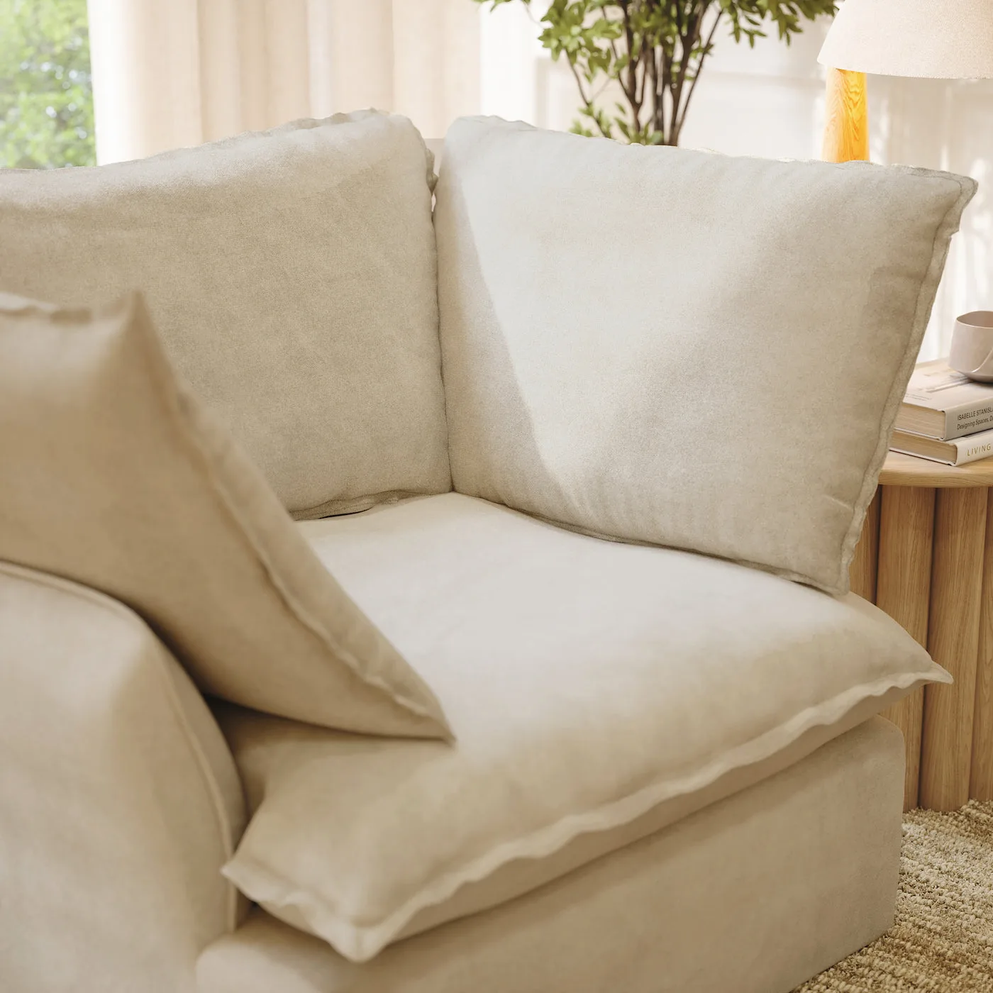 CloudComfort™ Modular Washable Luxe Sofa - Armchair view 10